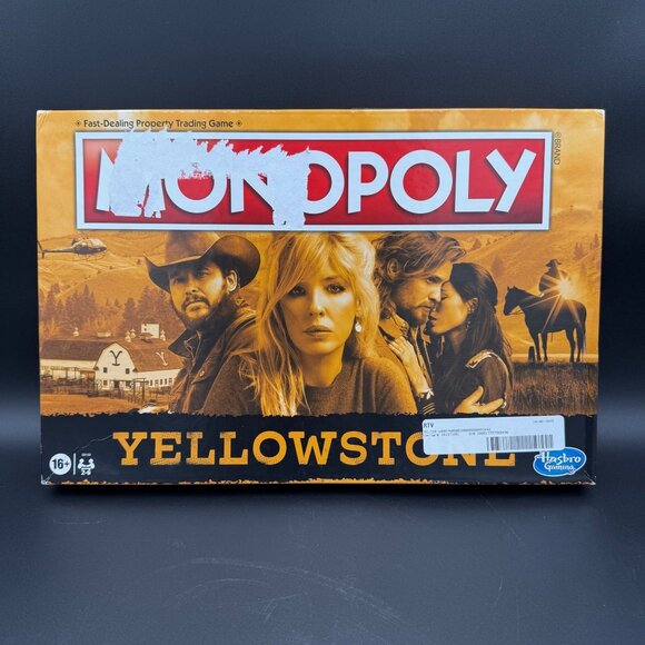 Yellowstone Monopoly Board Game Includes Custom Cards & Tokens Hasbro Open Box - Picture 1 of 4